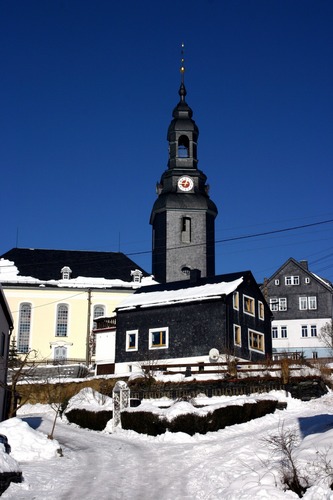 Kirche in Wurzbach, Thüringen