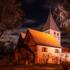 Kirche Katzwang bei nacht