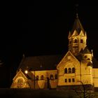 Kirche Mirbach bei Nacht