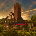 Kirche mit der Schwebebahn