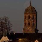 Kirche mit Mond