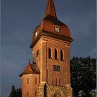 Kirche Natendorf am Abend