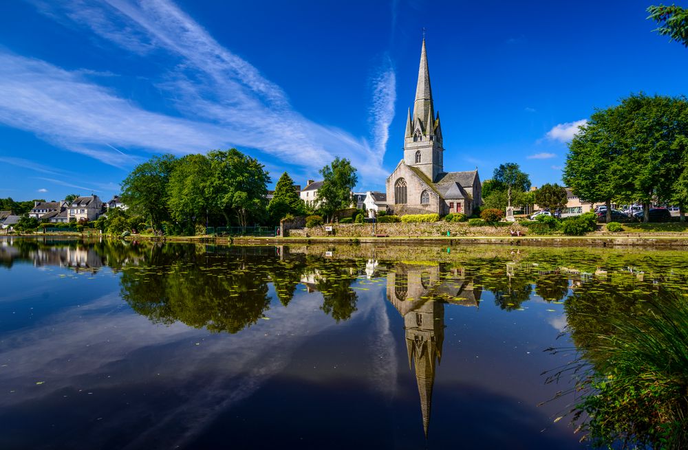 Kirche Notre-Dame, Rosporden, Bretagne, France