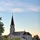 Kirche Ragewitz im Abendlicht