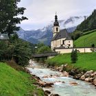 Kirche Ramsau bei Regen (1)