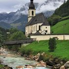 Kirche Ramsau bei Regen (2)