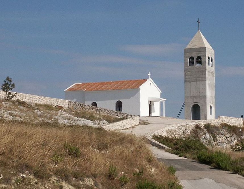 Kirche, Rtina,Kroatien