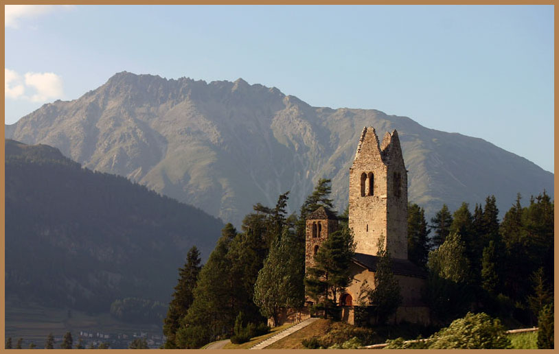 Kirche San Gian in der Abendsonne