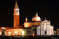 Kirche San Giorgio Maggiore bei Nacht