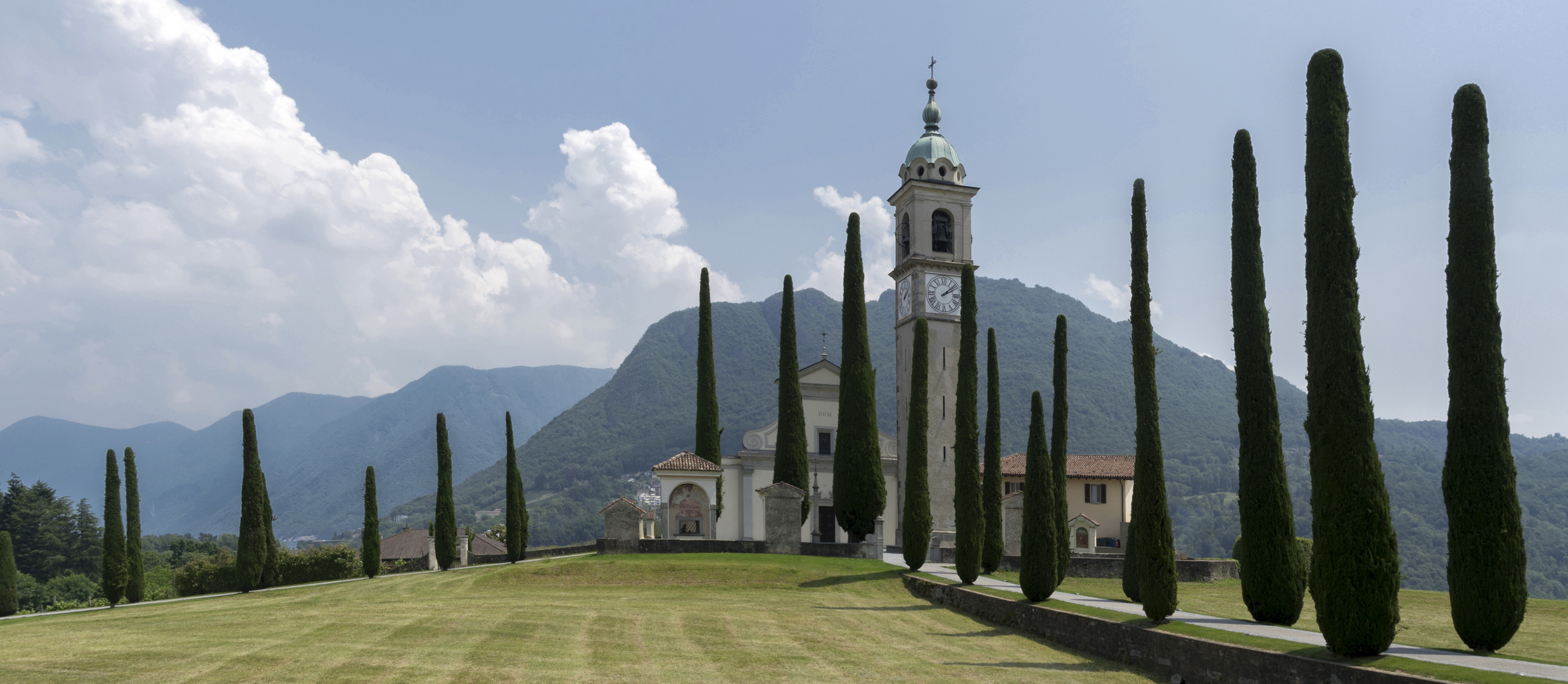 Kirche Sant´Abbondio, Montagnola, Tessin,Schweiz