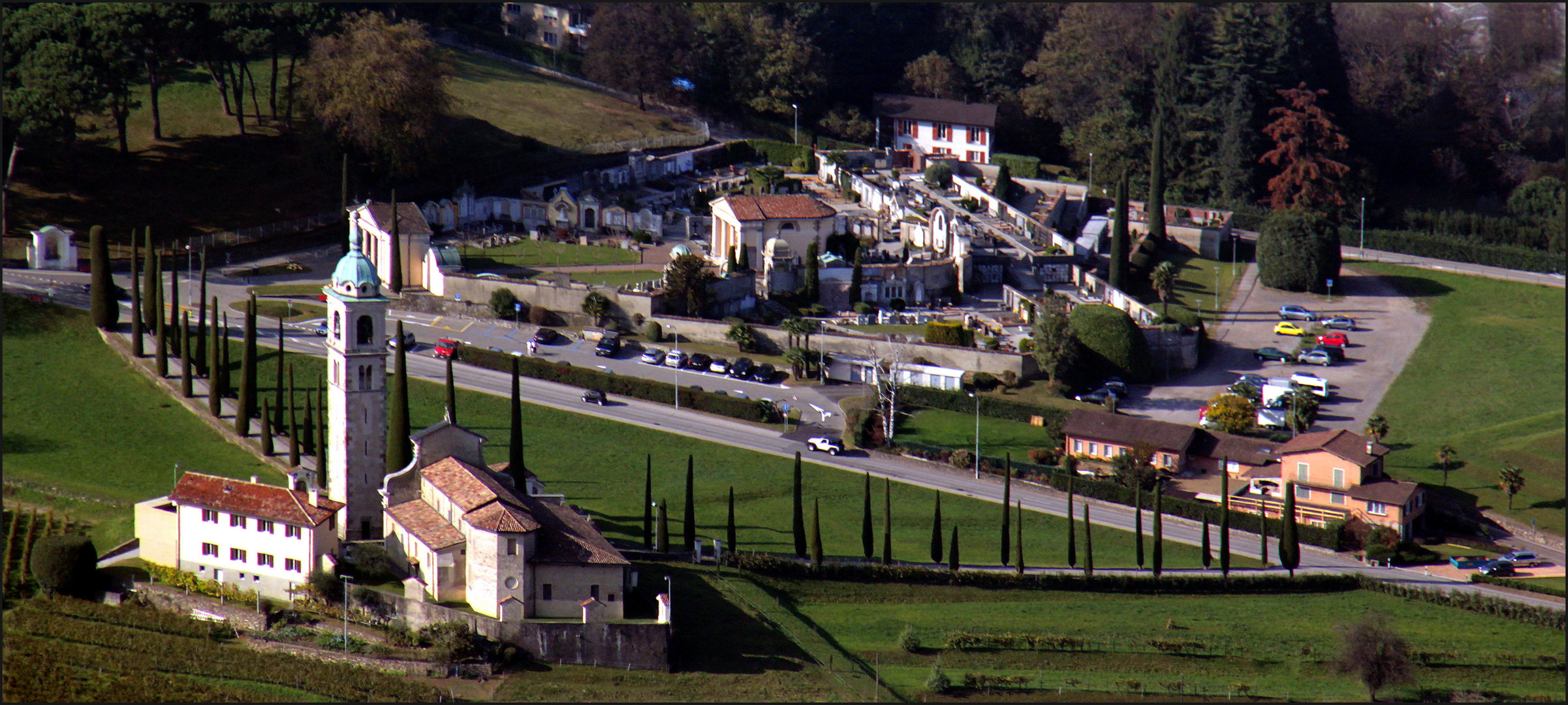 Kirche Santo Abbondio in Gentilino - Tessin