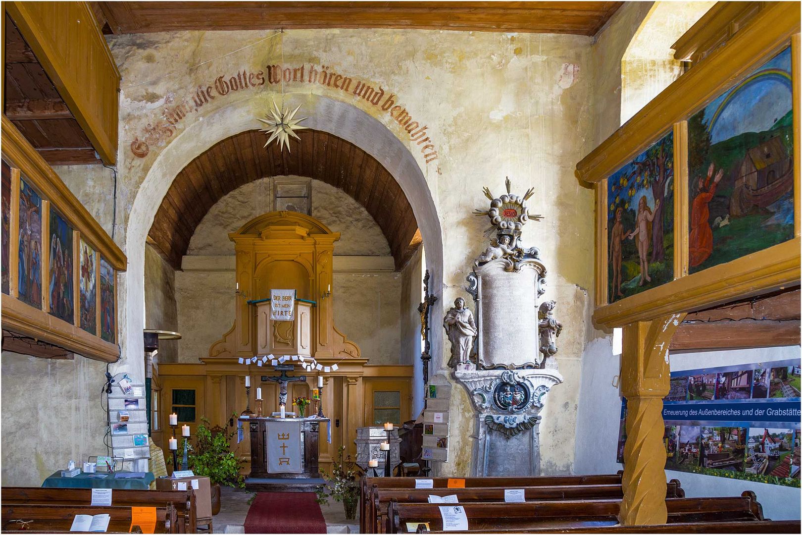 Kirche Schlettwein Altarraum