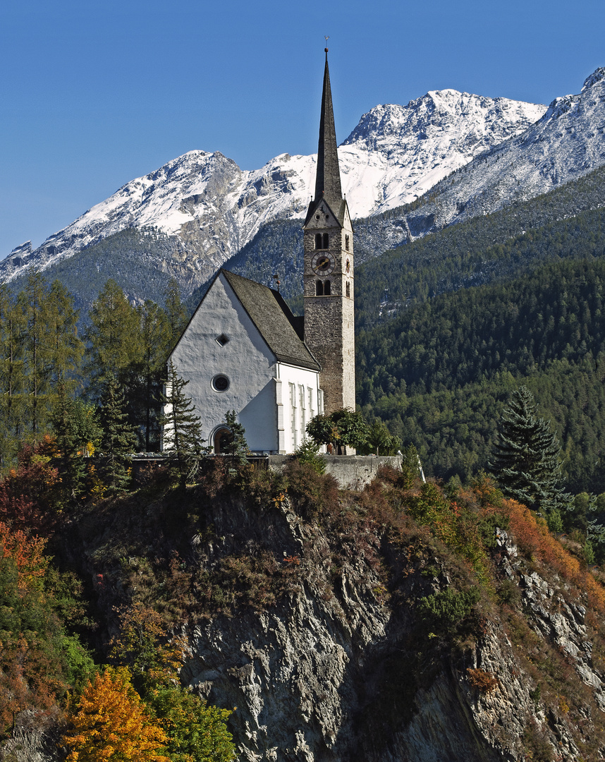 Kirche Scuol - Schuls im Engadin