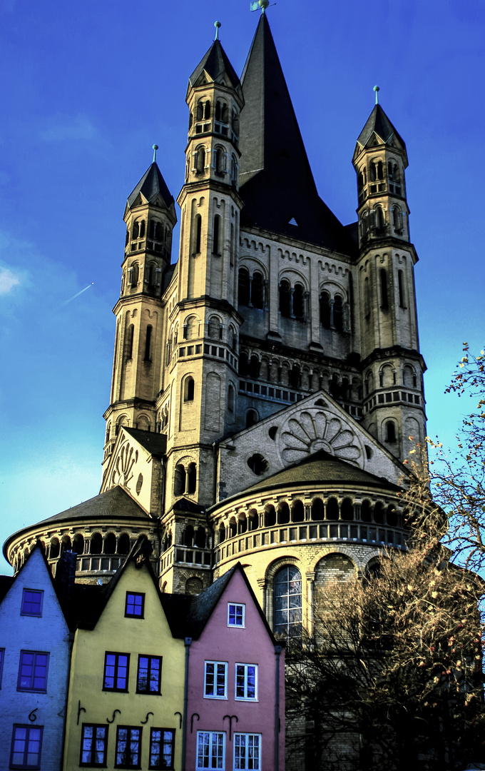 Kirche Skt. Martin in der Kölner Altstadt, unweit des Doms