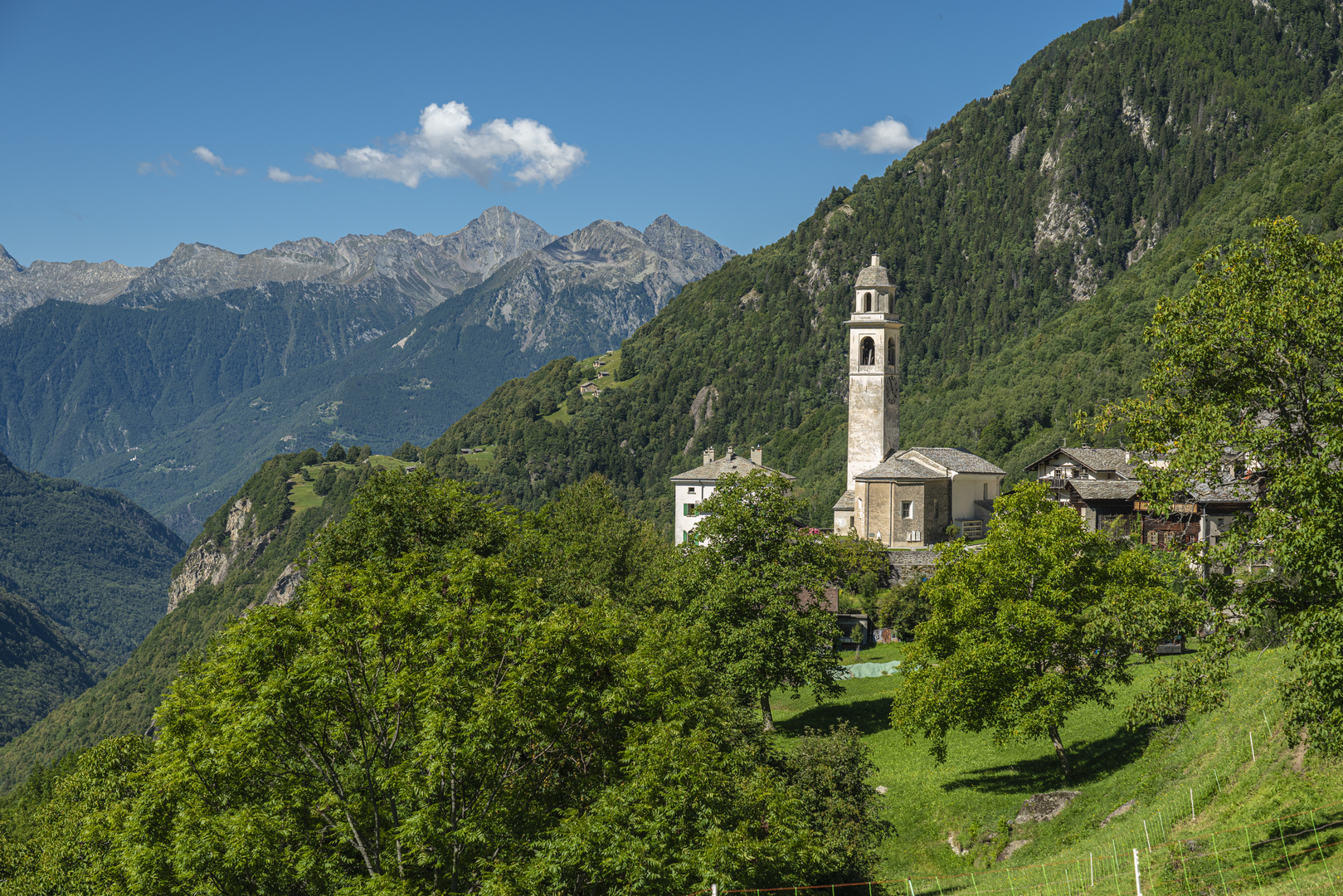 Kirche Soglio im Bergell