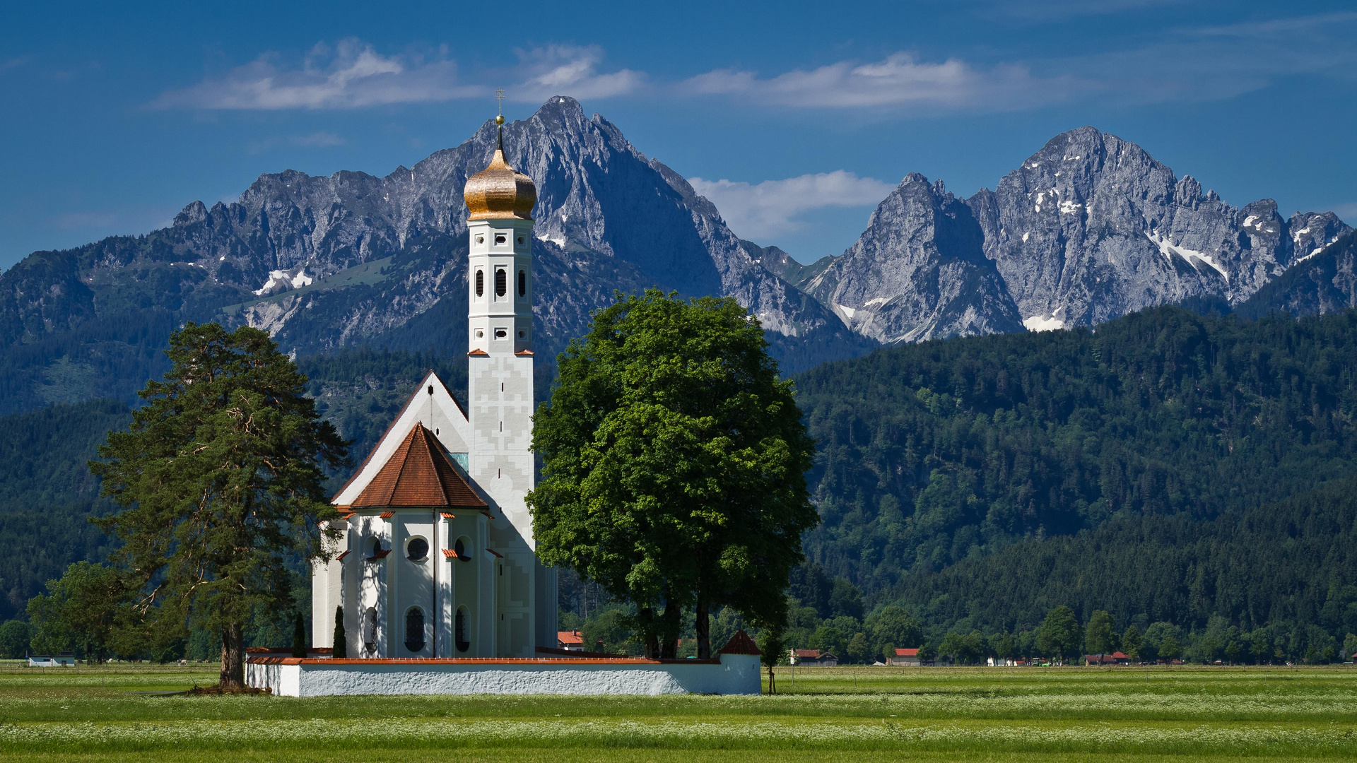 Kirche St. Coloman bei Schwangau im Allgäu