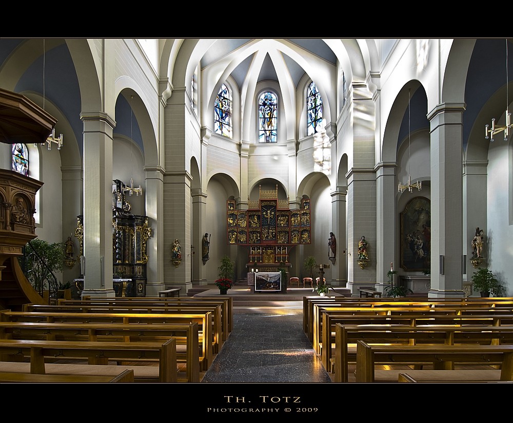 Kirche St. Georg in Freiburg St. Georgen Foto & Bild  architektur