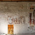 Kirche St. Peter Mistail: Fresken an der Seitenwand