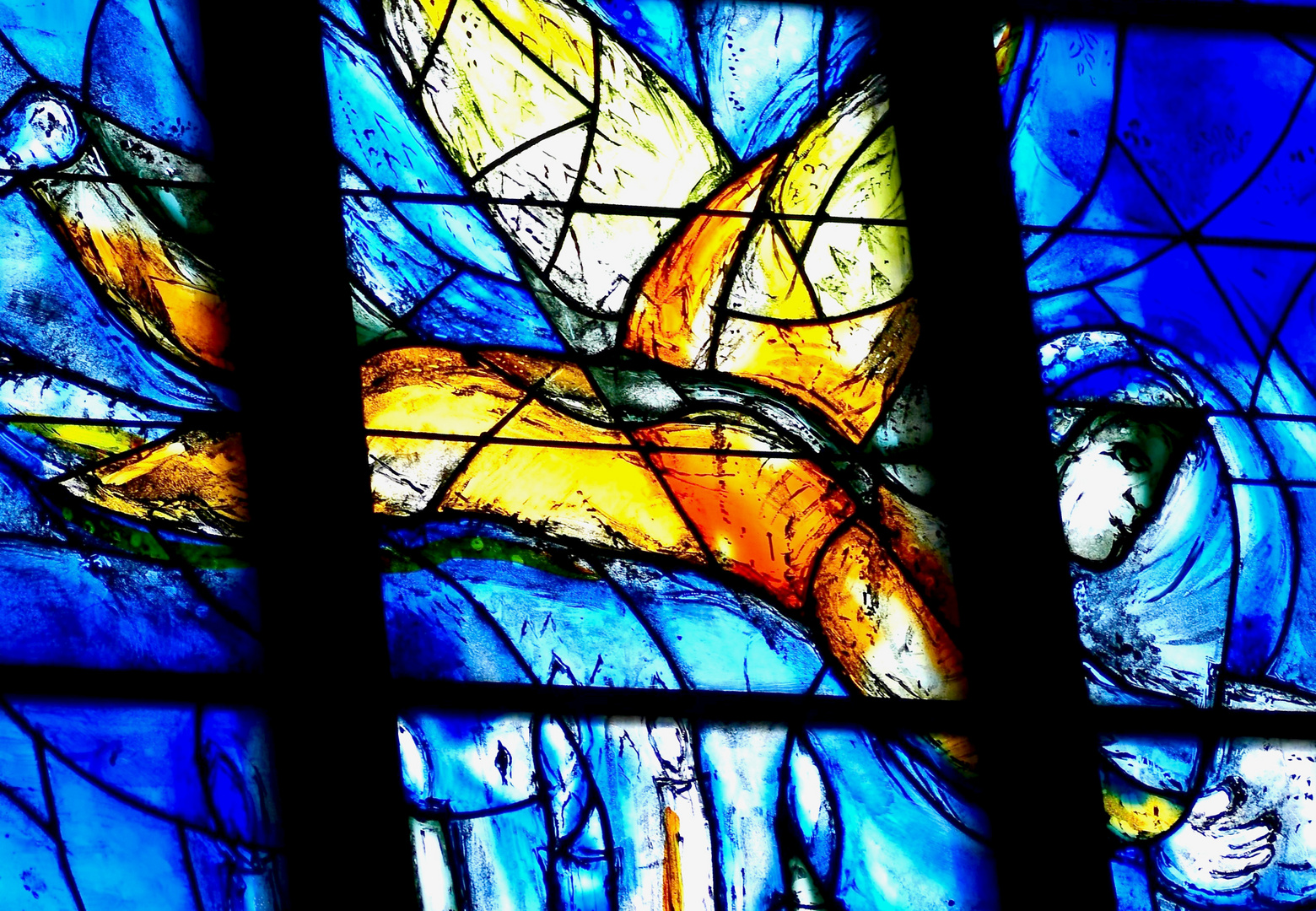 Kirche St. Stephan in Mainz Chagall Fenster Foto & Bild