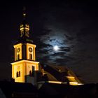 Kirche Tiengen bei Nacht