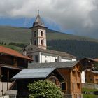 Kirche und Dorfkern von Vrin im Val Lumnezia