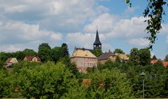 Kirche und Ort Kohren-Salis