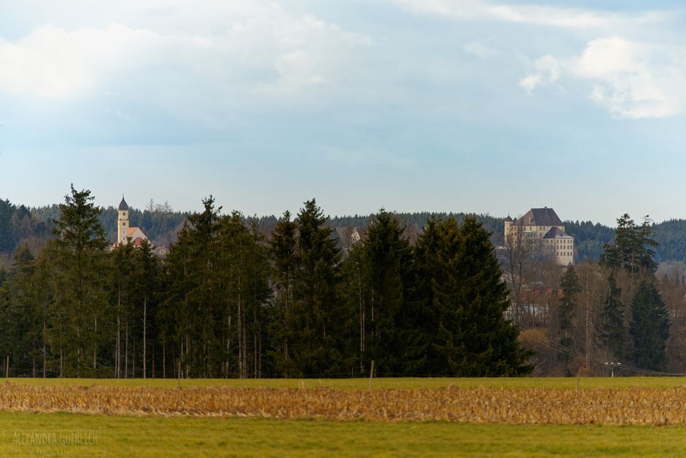 Kirche und Schloss von Bad Grönenbach (2)