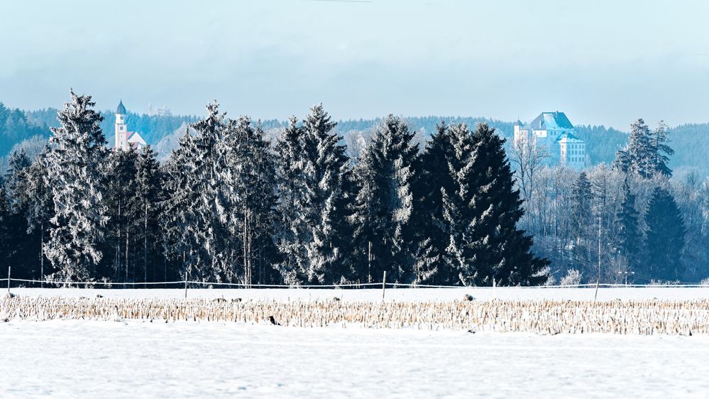 Kirche und Schloss von Bad Grönenbach