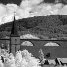 Kirche und Talbrücke von Oberkirchen