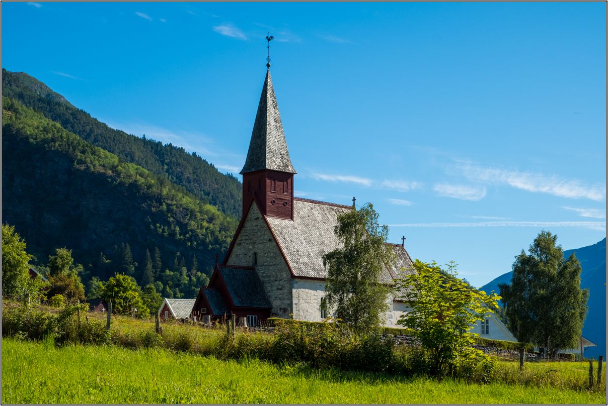 Kirche von Luster, Lustrafjord, Sognefjord