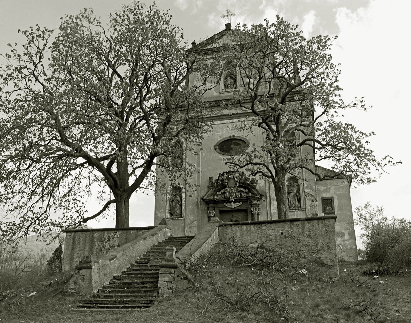 Kirche von Milleschau (Milešov)