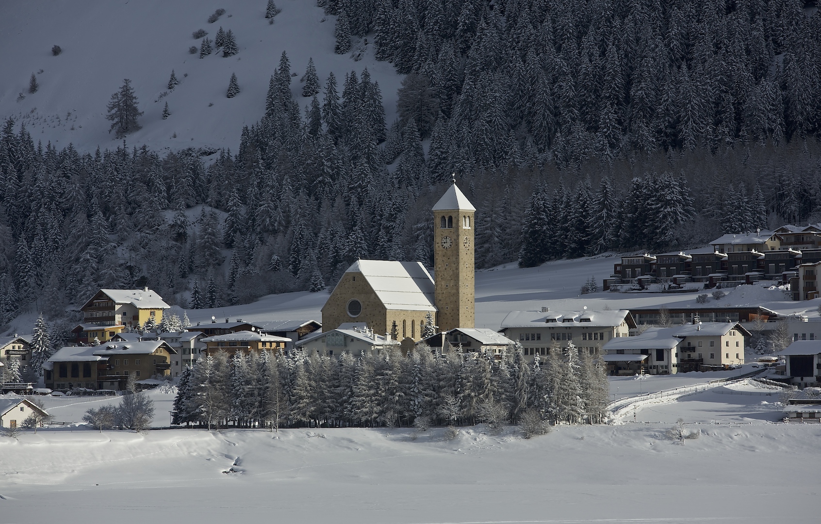 Kirche von Resia/Reschen