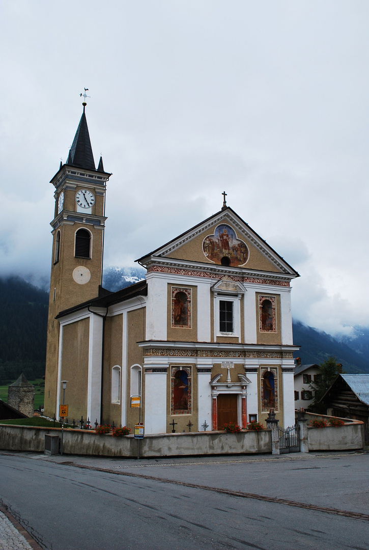 Kirche von Riom bei Savognin