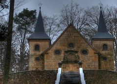 Kirche von Schloss Ansenbourg in Luxemburg