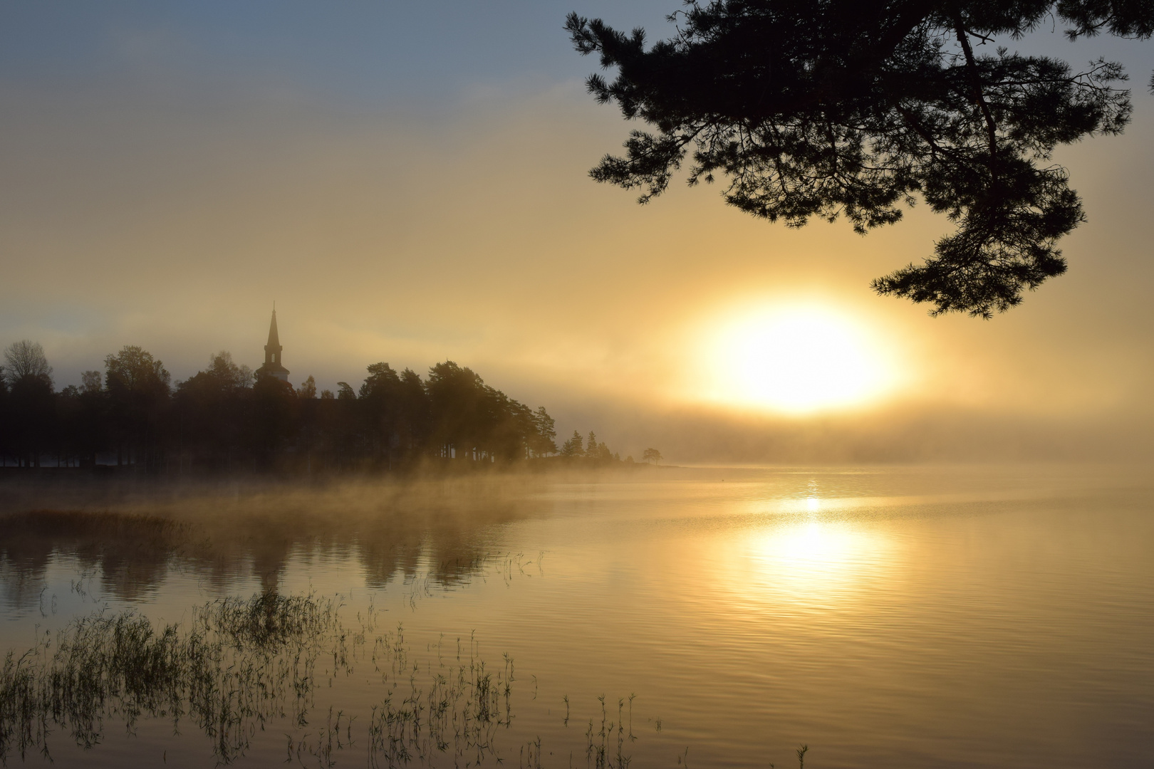 Kirche von Västra Fagelvik.  Värmland - Schweden