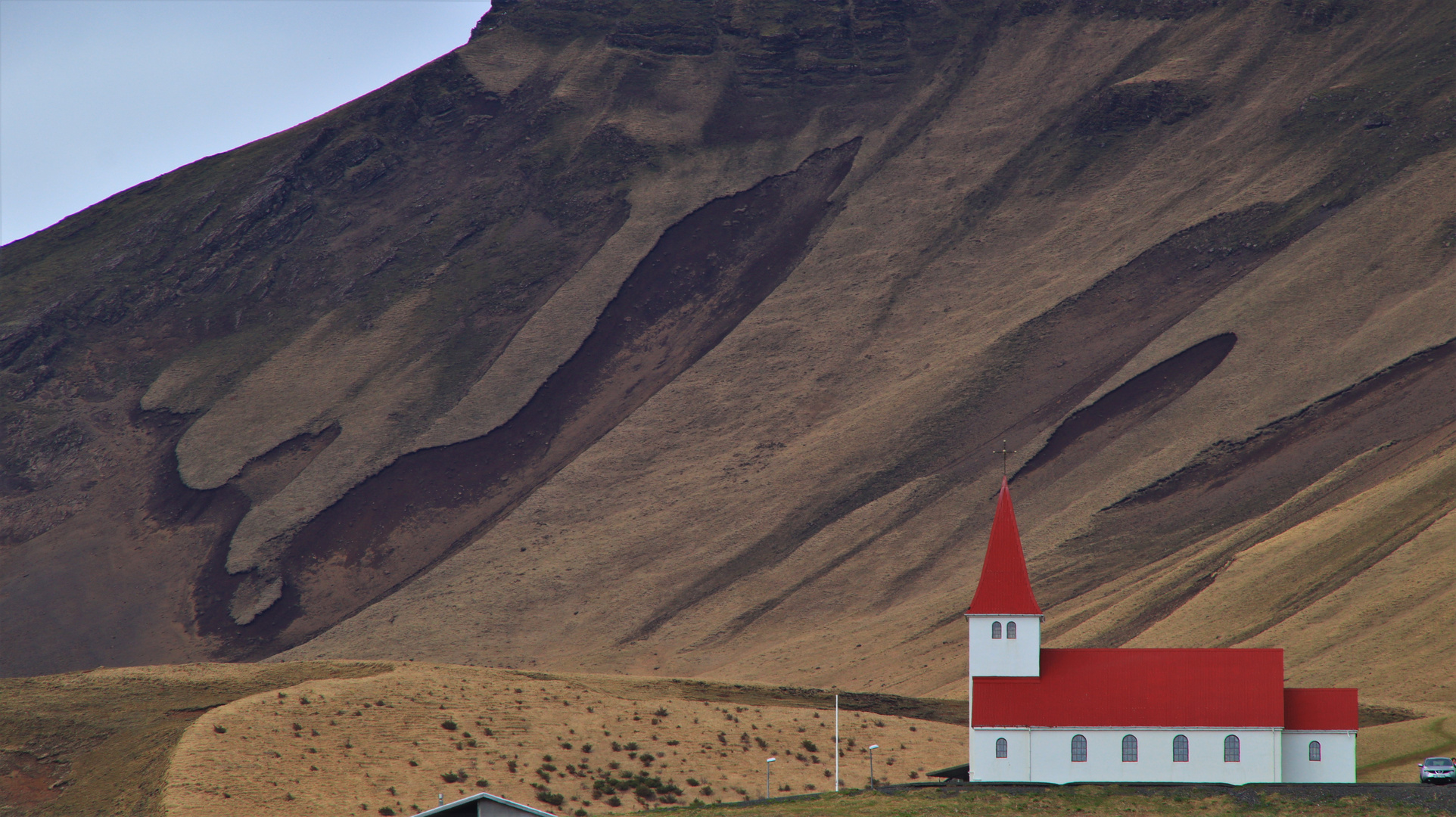 Kirche von Vik, südlichster Ort von Island