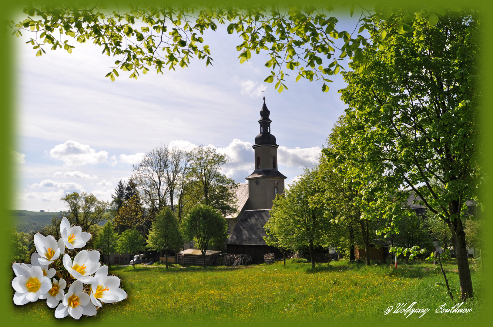 Kirche von Wildbach nördlich von Schneeberg