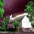 Kirche vor dem Sturm