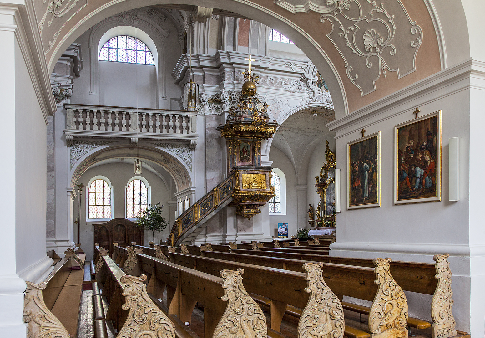 Kirche Waging am See, Kanzel