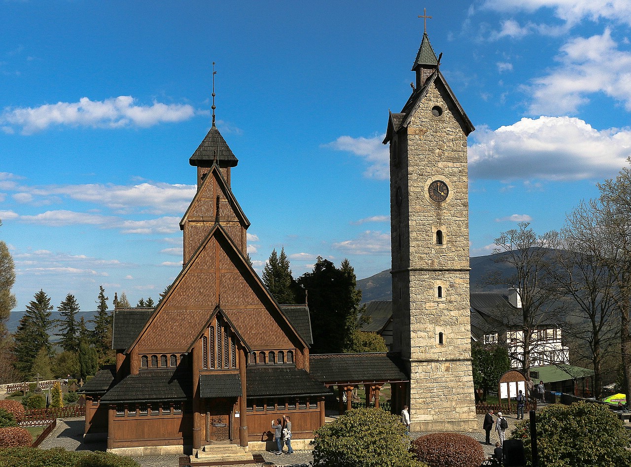 Kirche Wank Krumhübel OT Brückenberg Schlesien Polen)