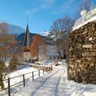 Kirche Wengen im Winter