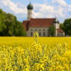 Kirche wie in Öl gezeichnet