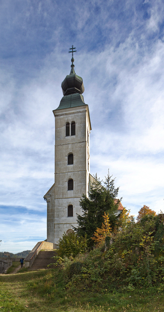 Kirche zum Heiligen Geist am Osterberg - Sveti Duh na Ostrem Vrhu - 907 m 