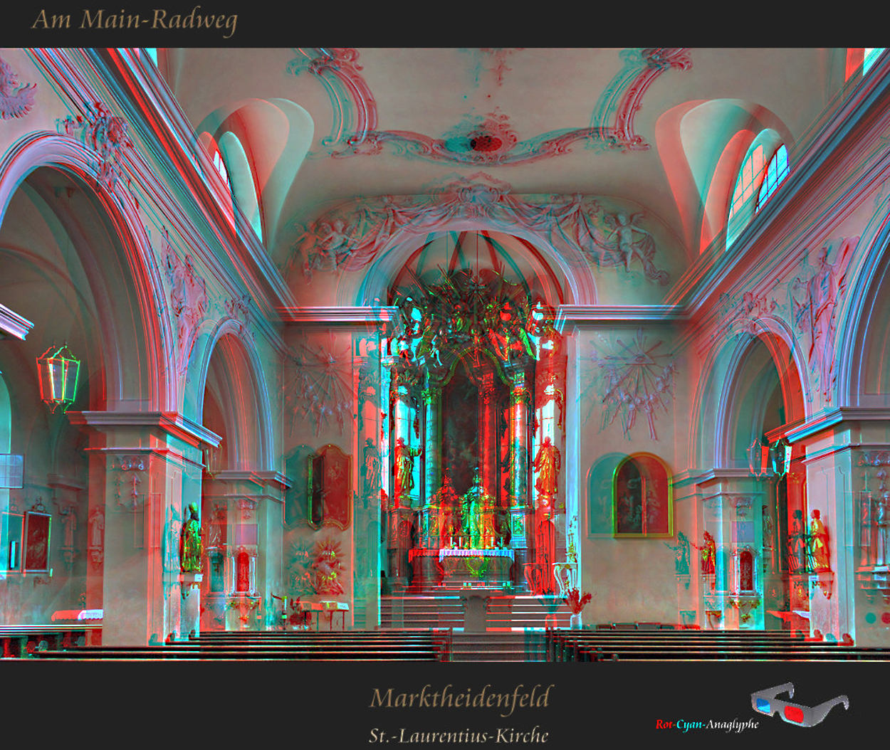 Kirchen in 3D - Anaglyphe 