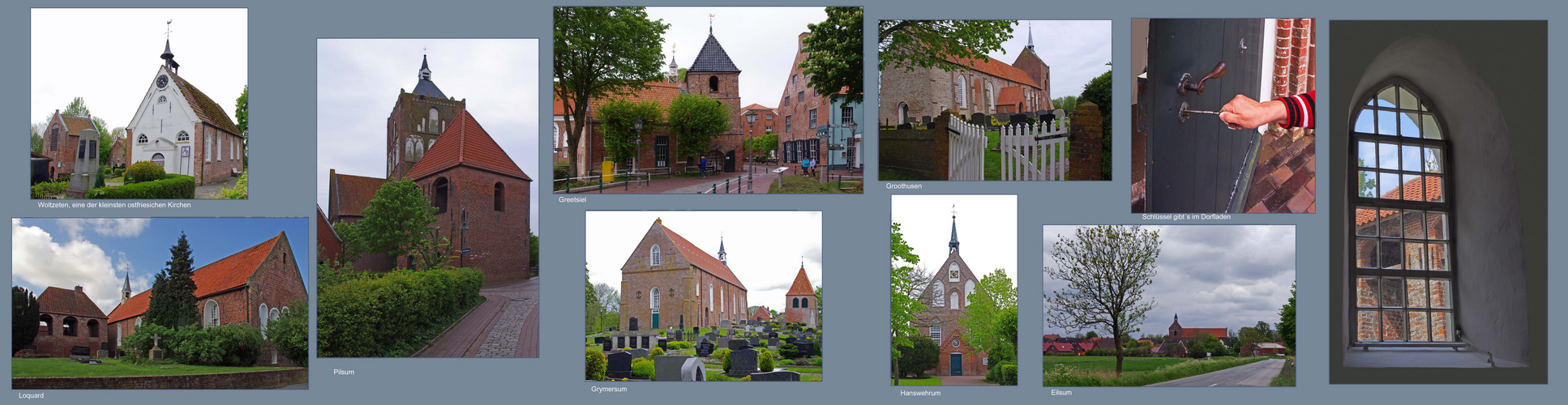 Kirchen in Krummhörn, Ostfriesland