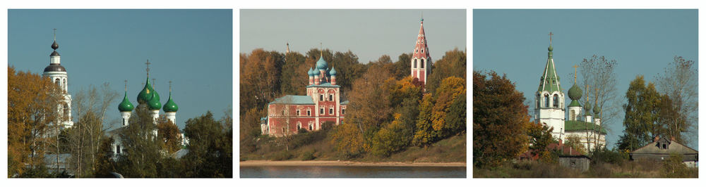Kirchen und Klöster am Wolga-Ufer