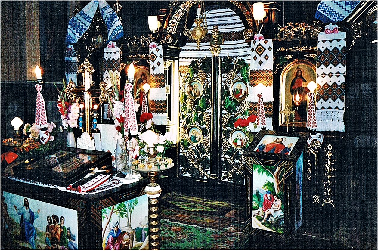 Kirchenaltar in der Ukraine 