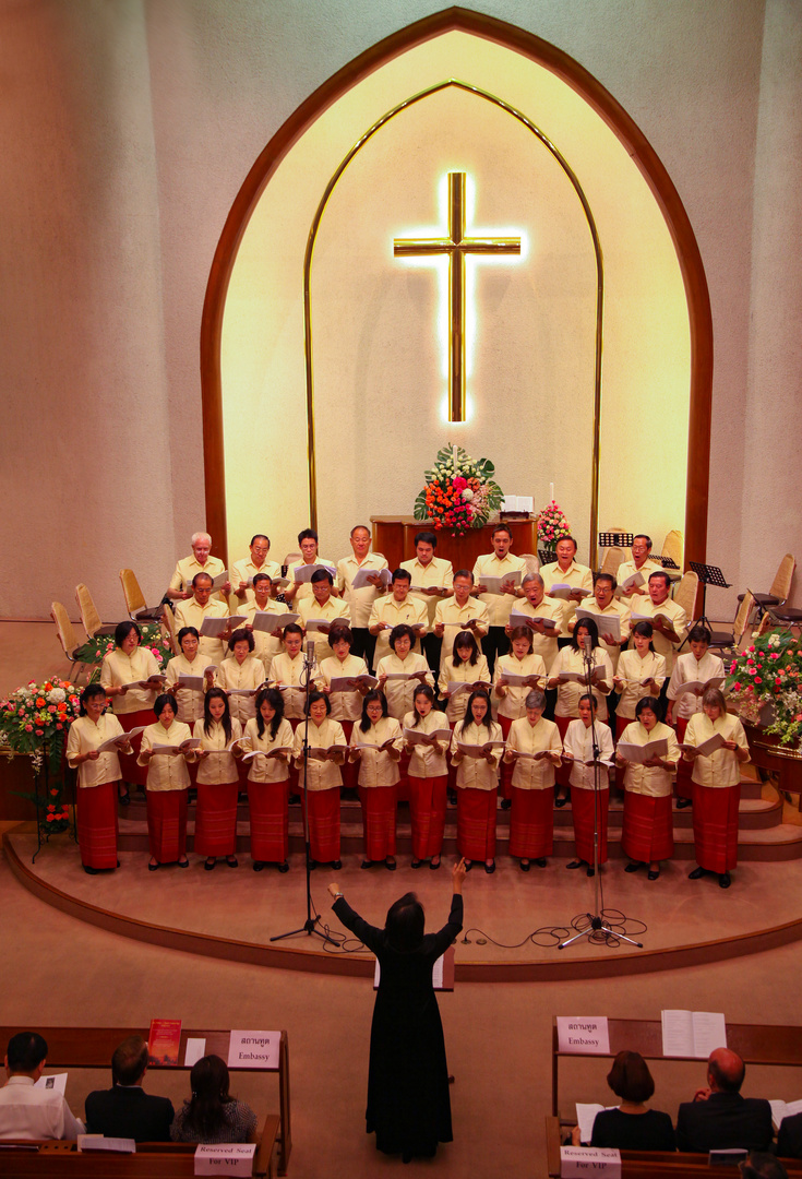 Kirchenchor in Thailand