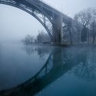 Kirchenfeldbrücke im Nebel
