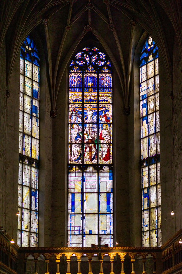 Kirchenfenster der Basilika St. Matthias, Trier